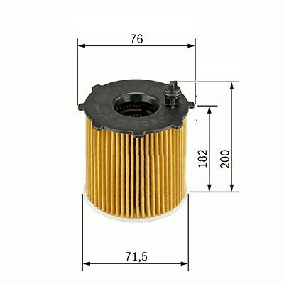 SARDES YAĞ FİLTRESİ VW TOUAREG 3.0TDI A4 A6 TOUAREG HU831X (057115561K)