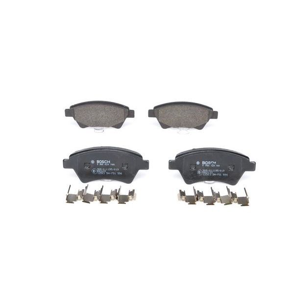 BOSCH ÖN FREN BALATASI RENAULT MEGANE II 02> KANGOO 01> SC NIC II 03> GRAND SC NIC II 03> 1.5DCI 1.6 1.9DCI 2.0 (410601241R)