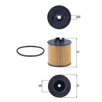 MAHLE YAĞ FİLTRESİ CADDY III 04- -GOLF IV 00-06 -POLO-BORA-CORDOBA-LEON-TOLEDO-IBIZA 1.4 16V-1.6 16V (03C115562)