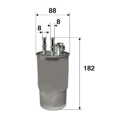 SARDES YAKIT FİLTRESİ DOBLO-PALIO-SIENA-PUNTO II 1.9D 11/00> X (46531688)