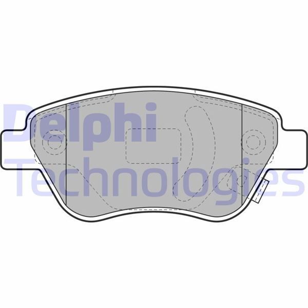DELPHI ÖN BALATA CORSA D KÜÇÜK TİP 1.0-1.2-1.3 CDTI-1.4 06> ADAM 14> DOBLO 03> PANDA 04> (1605226)