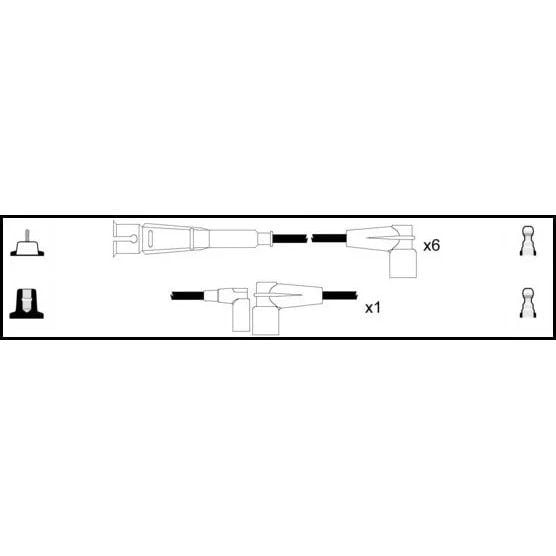NGK BUJİ KABLOSU M110-W126/W460 (2580)