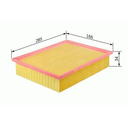 SARDES HAVA FİLTRESİ ASTRA F- VECTRA A 1.7TD CORSA-KADETT 88-98 (834250)