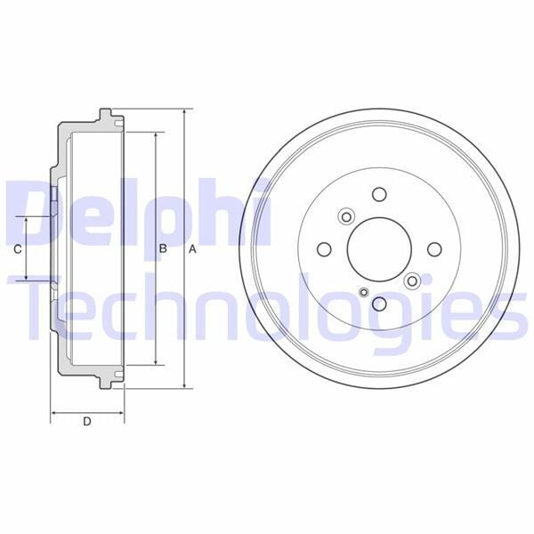 DELPHI ARKA FREN KAMPANASI FORD ECOSPORT 14 (1935101)