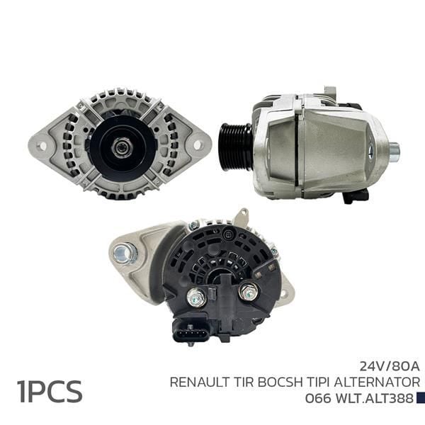 VOLTECH ALTERNATÖR SARJ DİNAMOSU 24V 80A RENAULT TIR BOSCH TIPI (124555020)