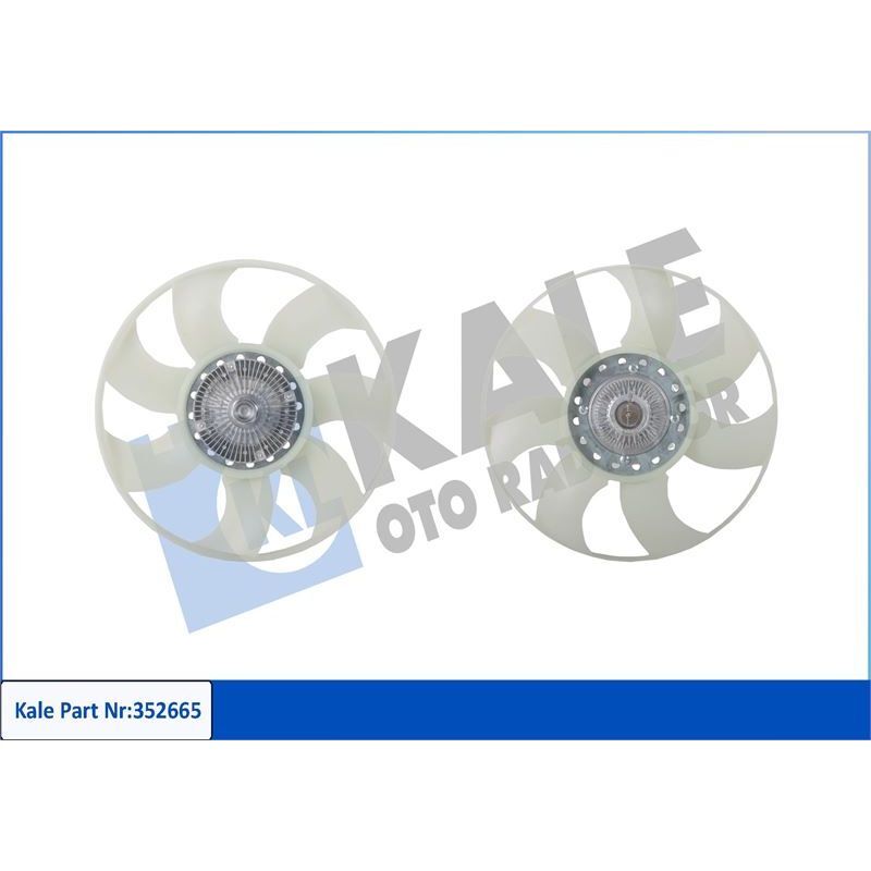 KALE RADYATOR TERMIK FANI TRANSIT V184 2.4 TD 00 06 KOMPLE (2C118C617BA)