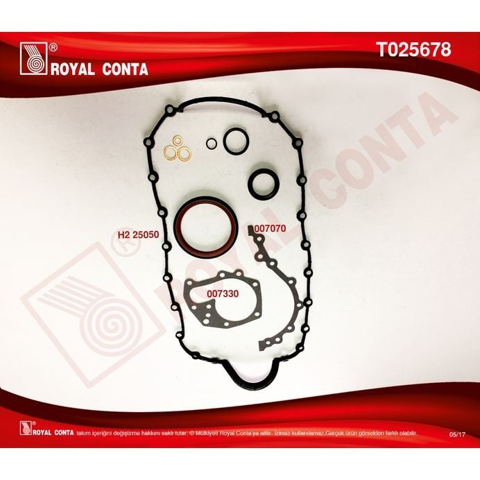 ROYAL ALT TAKIM CONTA KEÇELİ R19 1.6 IE-CLIO-MGN K7J-K7M