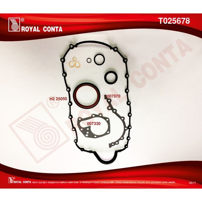 ROYAL ALT TAKIM CONTA KEÇELİ R19 1.6 IE-CLIO-MGN K7J-K7M