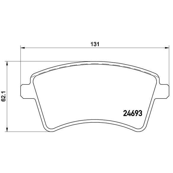 BREMBO FREN BALATASI ÖN W415 (410601334R)