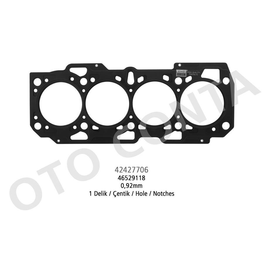 OTOCONTA SKC 0.92 MM 1 DELİK DOBLO 1.9 D MLS ÇOK KATLI ÇELİK