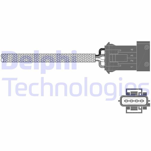 DELPHI OKSİJEN SENSÖRÜ ARKA VOLVO C70 98-05 C70 COUPE 97-02 S70 97-00 97-02 XC70 2.4T 97-02 (30637016)