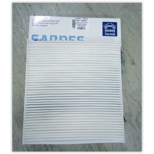 SARDES POLEN FİLTRESİ GOLF VII-A3-LEON-OCTAVIA 1.2 TSİ-1.4 TSİ-1.6 TDİ-2.0 TDİ 12 > 235X252X30 (5Q0818653)