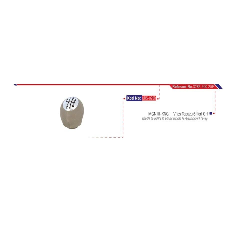 URS VİTES TOPUZU MGN III- FLUENCE GRİ (328650025R)