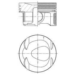 KOLBENSCHMIDT PİSTON (82,25 MM) M271 (41727620)