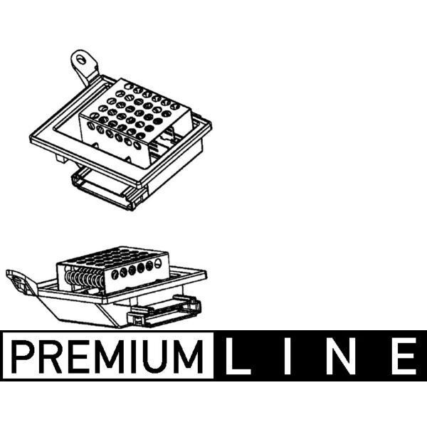 MAHLE KLIMA FAN REGULATORU MERCEDES VITO W639 03 (A0018358706)