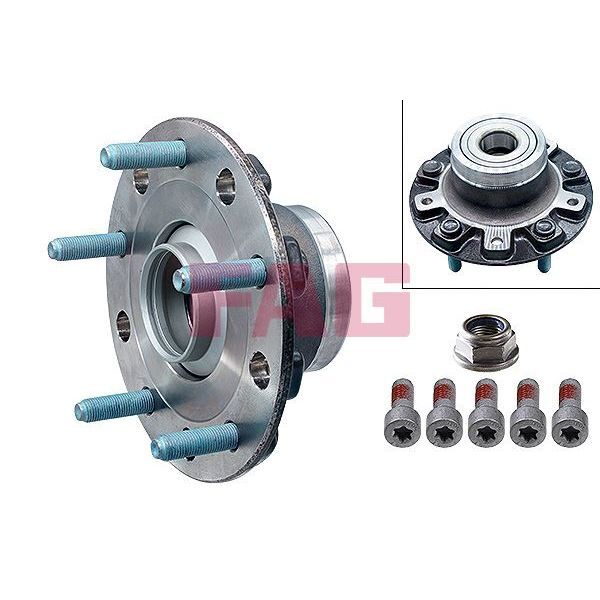 FAG ARKA TEKER PORYALI BİLYA TRANSIT 14 CUSTOM 12 KISA KASA ÖNDEN ÇEKER (1763850)