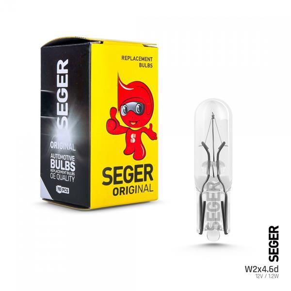 SEGER AMPUL W1.2W 12V 1.2W W2X4.6D T5 K. DİPSİZ STANDART YENİLEME