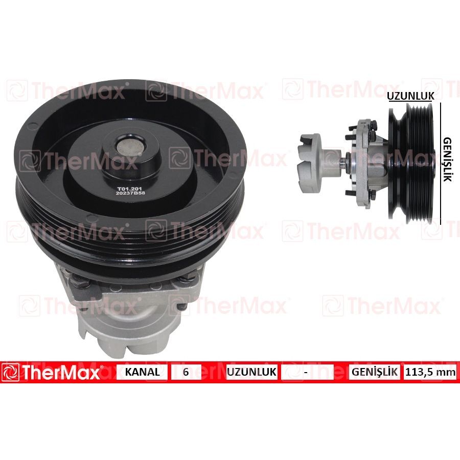 THERMAX DEVİRDAİM TİPO 160 1.4-1.6IE-TMPR 2000 KLİMALI-LANCIA 1.6IE PA599 T (7720987)