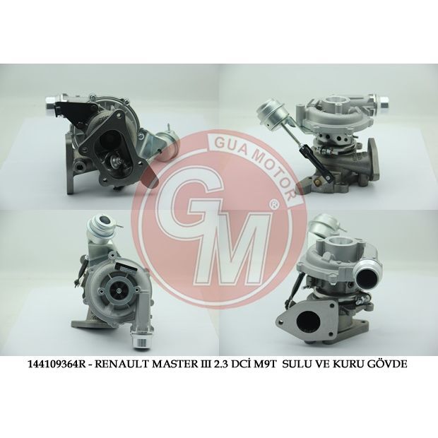 GUA TURBO KOMPLE RENAULT MASTER III 10> TRAFIC II 06> OPEL MOVANO B 10> VIVARO 06> 2.0DCI M9R 2.3DCİ M9T (144109364R)