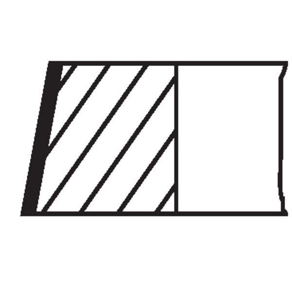 MAHLE MOTOR SEGMANI 81MM X 1.2 2 1.75.3 VOLVO C70 2.0 97-05 850 2.0T 1993-1997 960 2.5 94-96 S70 2.0 1997-2000 V70 2.0 1996-2000 (271715)