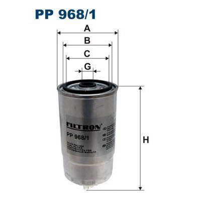 FILTRON YAKIT FİLTRESİ DOBLO-STILO 1.9 JTD-2.4 JTD (77362338)