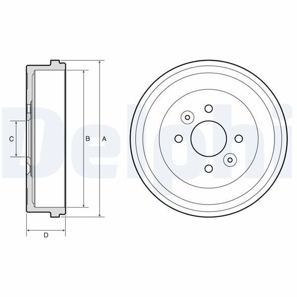 DELPHI FREN KAMPANASI ARKA RENAULT CLIO V 19 KANGOO III 23 (432068931R)