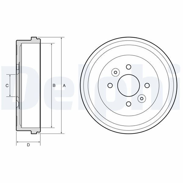DELPHI FREN KAMPANASI ARKA RENAULT CLIO V 19 KANGOO III 23 (432068931R)