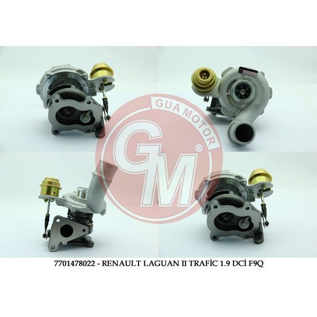 GUA TURBO ŞARJ RENAULT LAGUAN II TRAFİC II MASTER II1.9 DCİ F9Q (7700105102)