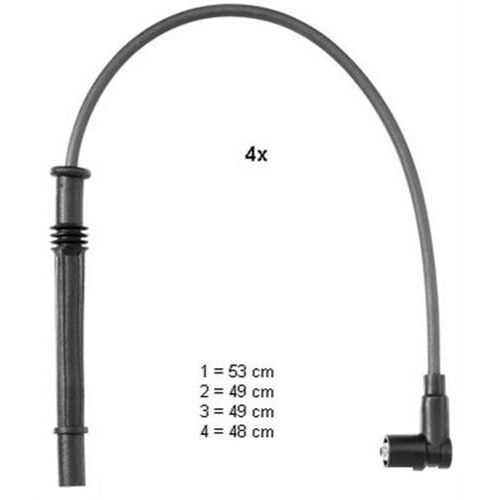 HELLUX BUJİ KABLOSU CLIO III-KNG-TWNG 1.2 16V-DACIA LOGAN MCV II 1.2 13 > SANDERO 1.2 16V 08 > (224404659R)