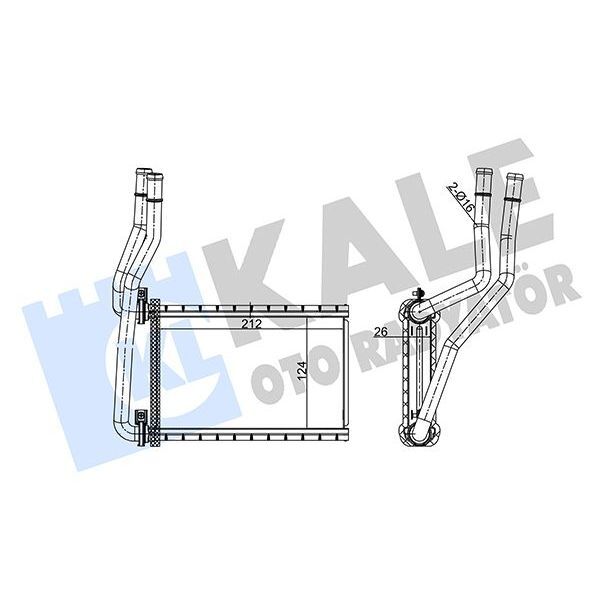 KALE RADYATOR KALORİFER RADYATÖRÜ SUZUKI SX4 1.6L M16A RW415 05- 1.6L D16AA AKK416D 14- / SWIFT 1.3L 1.5L M13A M 15A RS413 RS415 MACAR 05- 1.2L K12B AZG412 12- / FIAT SEDICI 06- - ALEMİNYUM (71743143)