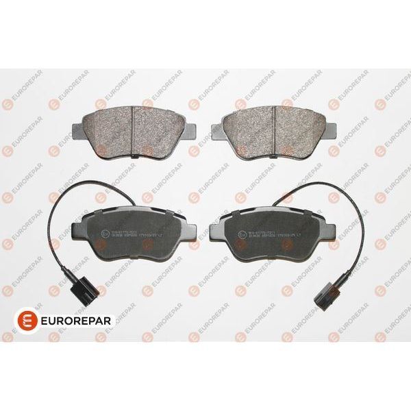 EUROREPAR ÖN BALATA NEMO 1.3 HDİ 75 09 BIPPER 1.3 HDİ 75 10 BIPPER TEPEE 1.3 HDİ 10 FIORINO 1.4 1.3D 09 ÇİFT FİŞLİ (4254.C8)