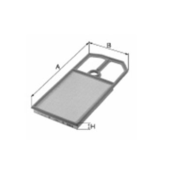 SARDES HAVA FİLTRESİ P407 1.8-1.8 16V-2.0-2.0 16V-2.2 04- - C6 3.0 V6 05- - C5 1.8-2.0-3.0 16V 04- (1444.CV)