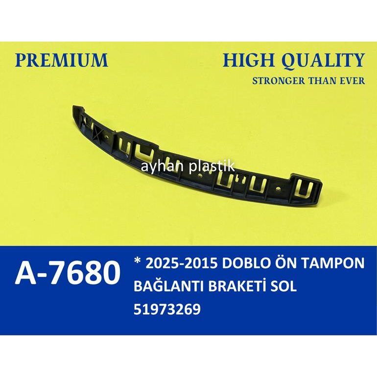 AYHAN ÖN TAMPON BRAKETİ SOL DOBLO 15 > (51973269)