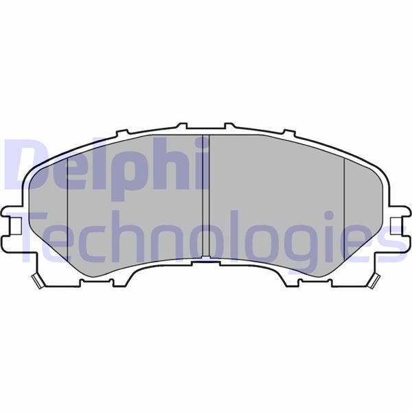DELPHI ÖN FREN BALATASI RENAULT KOLEOS II 16 NISSAN X-TRAIL III 16 INFINITI QX50 13 (410608710R)