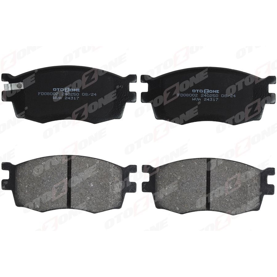 OTOZONE ÖN FREN BALATA HYUNDAI ACCENT ERA 1.4L 1.6L BENZINLI 06-10 1.5L CRDI DIZEL 06-> / İ20 1.4L D4FC CRDI DIZEL 08-> / KIA RIO 1.4L 1.6L BENZINLI 05-> 1.5L CRDİ 06-> (581011GA00)