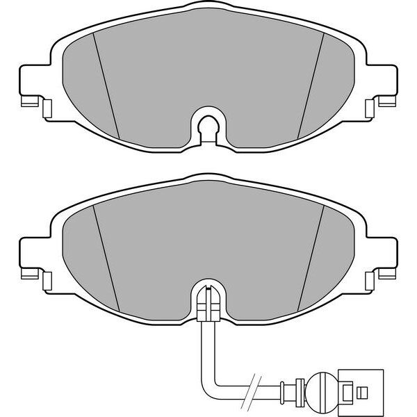 SANGSIN ÖN BALATA GOLF7-A3-LEON-TIGUAN-PASSAT-OCTAVIA-SUPERB 12 > (8V0698151)