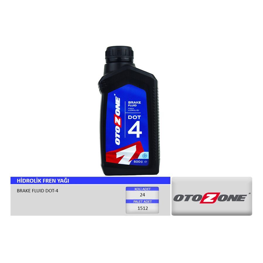 OTOZONE HİDROLİK FREN YAĞI DOT-4 500 ML (6001999511)