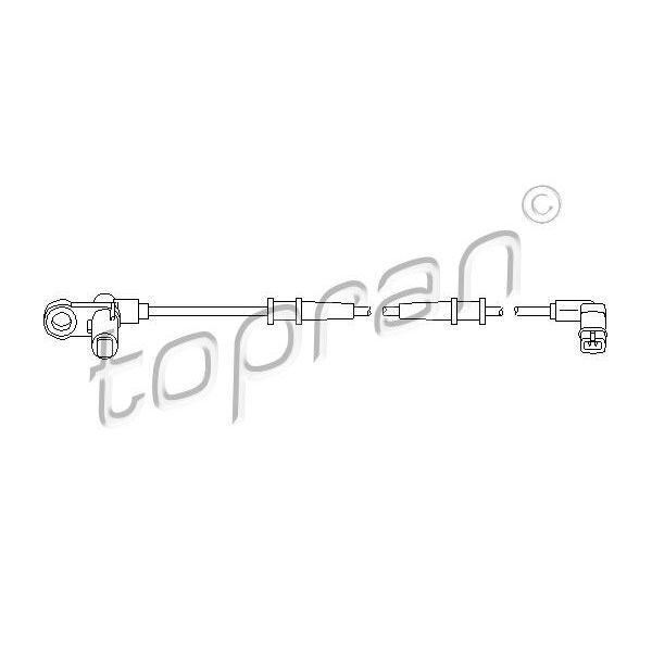 TOPRAN ABS SENSORU ON MERCEDES S-CLASS W220 C215 (A2205400117)