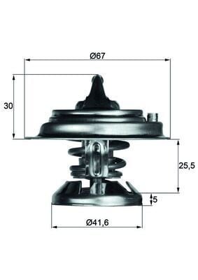 Behr Mahle Termostat Isı Ayarlacı Valf 85 C M601 M602 M603 (213685)