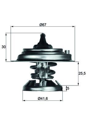 Behr Mahle Termostat Isı Ayarlacı Valf 85 C M601 M602 M603 (213685)
