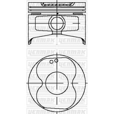 YENMAK PISTON SEGMAN STD COROLLA 1.6 KRB 4AF 88-93 (1310116090)