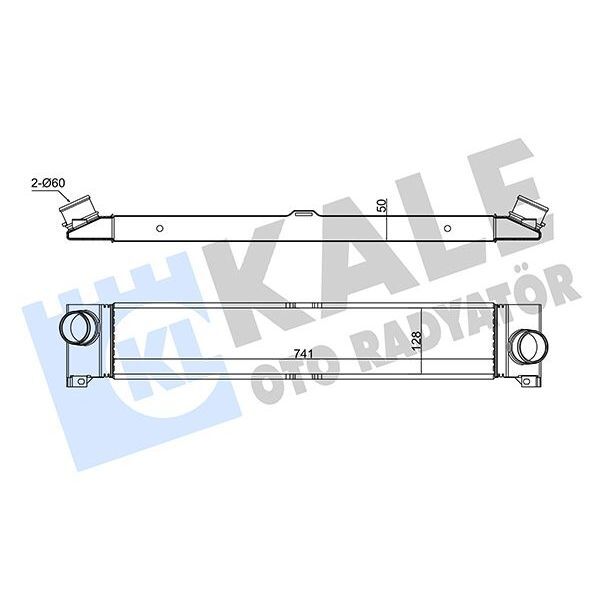 KALE RADYATOR İNTERCOOLER DUCATO 2.3 JTD 06 (1340763080)