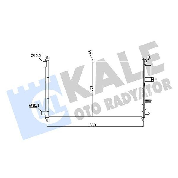 KALE RADYATOR KLİMA KONDASER RADYATÖRÜ NISSAN JUKE 10 19 1.6 MICRA III K12 03 10 1.2 NOTE E11. NE11 06 12 1.4 (92100AX801)