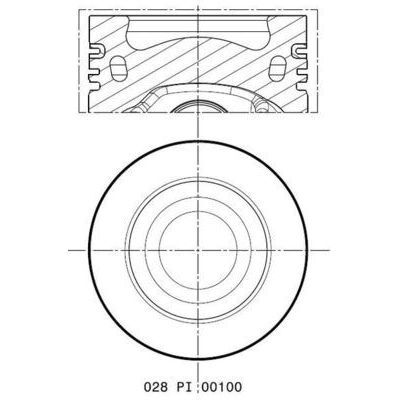 MAHLE PİSTON T6 A4 2,0 TDI CAGA-CBAB (81,50MM 0,50) (03L107065GX)