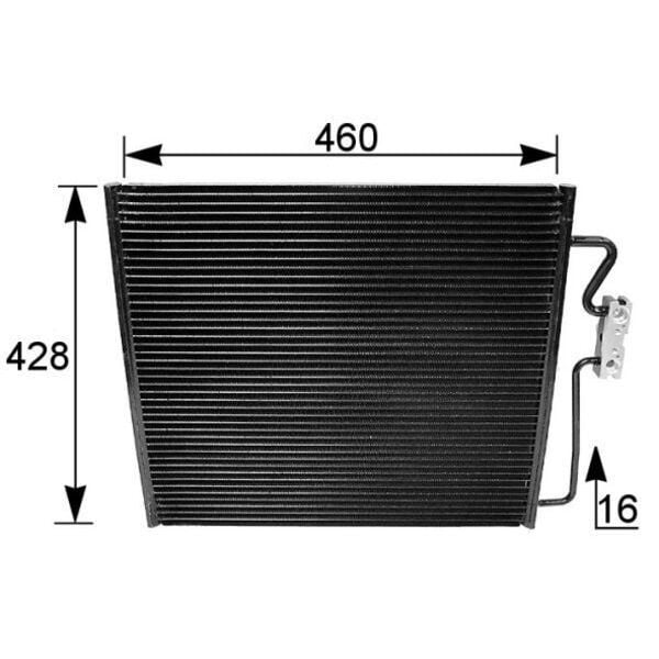 MAHLE KLIMA RADYATORU BMW M51 M60 M62 M73 E38 95 01 (64538373924)