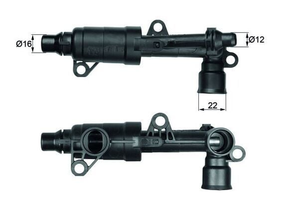 Behr Mahle Termostat Isı Ayarlacı Valf E38 E39 (1721 1 437 772)