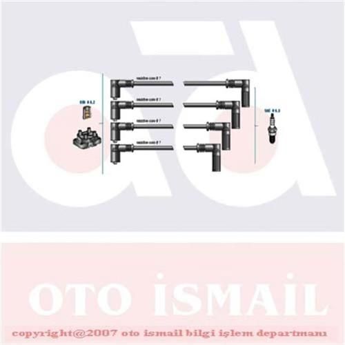 DODUCO BUJİ KABLO TK TMPR 1.4-1.6 ENJ.-TİPO 1.6 93-96 (7735100)
