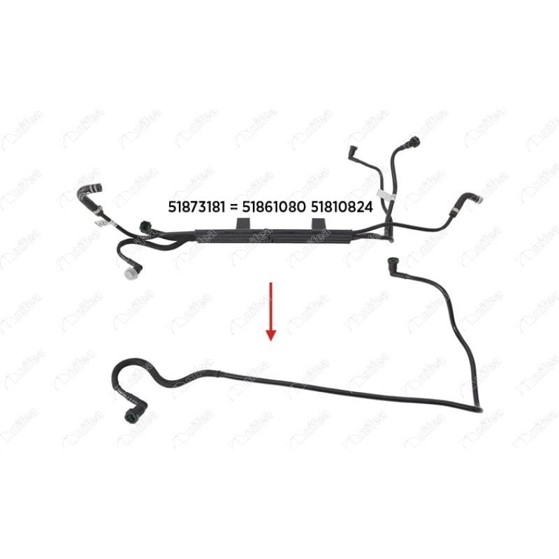 NIFEA YAKIT BORUSU BRAKET HARIC NEW DOBLO 1.3 MULTIJET (51873181)