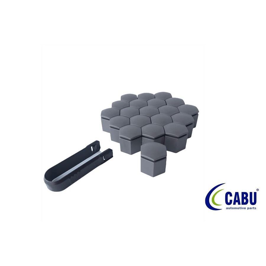 CABU BİJON KAPAĞI KÖMÜR METALİK 22X27MM ASTRA F-G-H. CORSA B-C-D. VECTRA A-B.ZAFIRA B.OMEGA B 20 ADET 220644 (13282996)