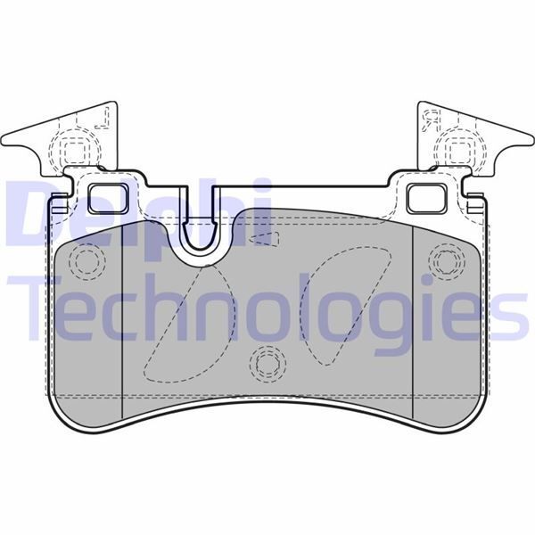 DELPHI FREN BALATASI ARKA MERCEDES AMG W204 S204 C204 C219 W211 W212 S212 R230 (A0044208520)
